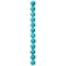 12 Pack: Turquoise Dyed Howlite Lentil Beads, 12mm by Bead Landing™